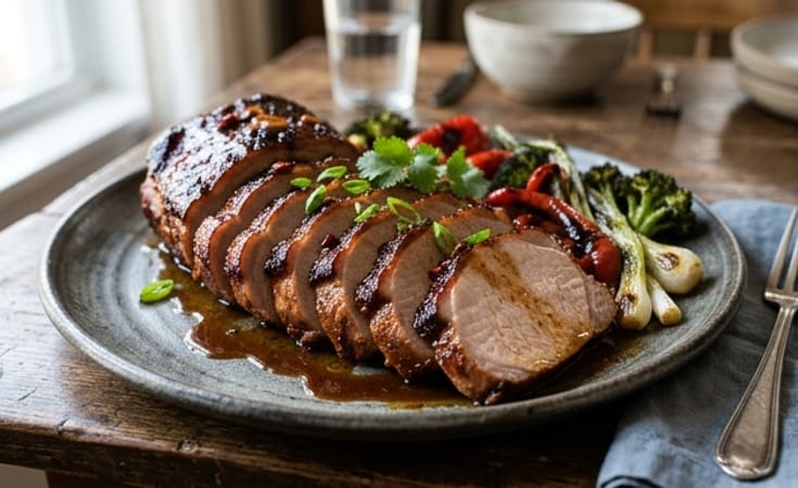 Chili-Garlic Marinated Pork Roast