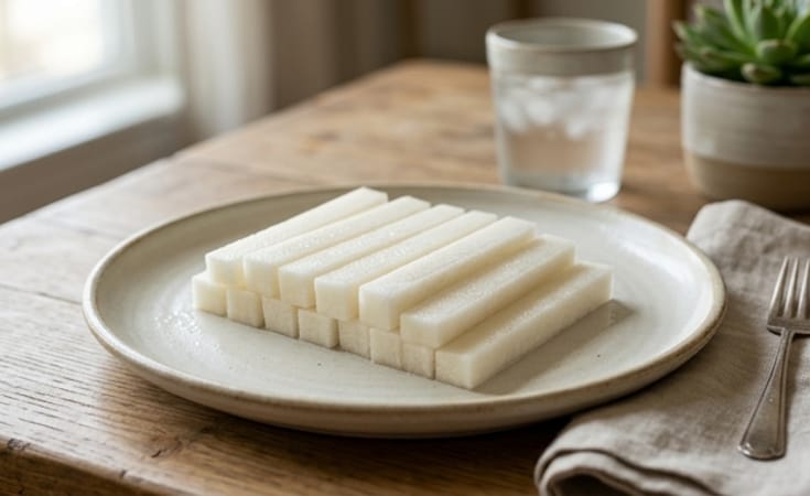 Chilled Jicama Sticks with Crisp Natural Sweetness