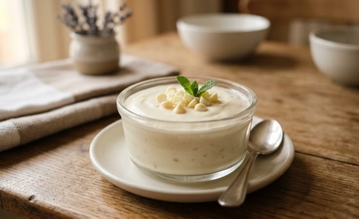 White Chocolate Chip Mousse