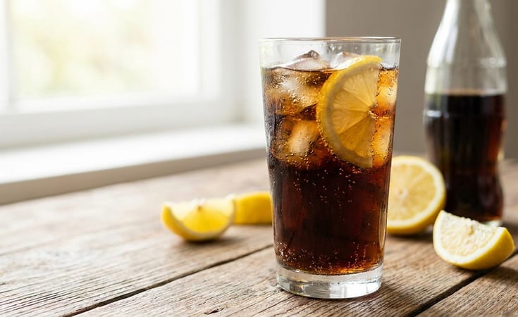 Cola with Lemon and Ice