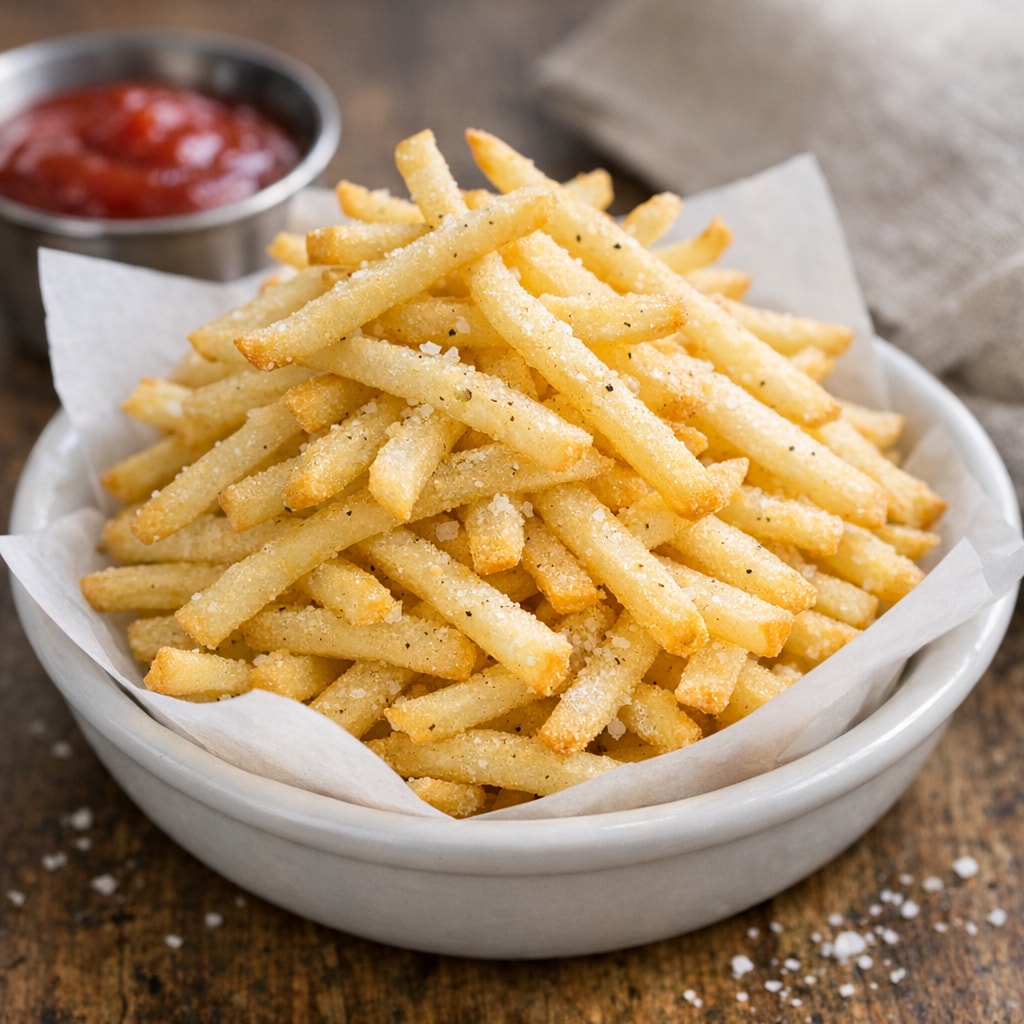 Classic Shoestring Fries with Beef-Salted Finish