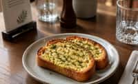 Garlic Herb Toasted Bread Slices