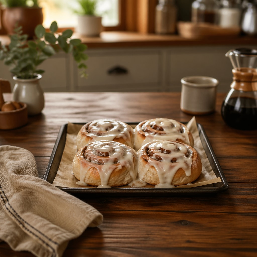 Cinnamon Rolls with Cream Cheese Icing