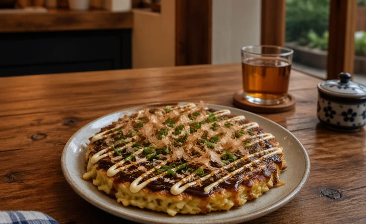 Japon usulü okonomiyaki
