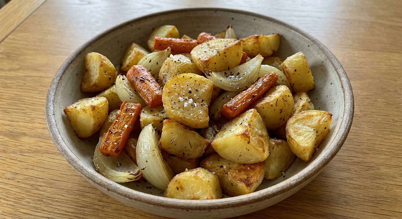 Roasted Potatoes and Carrots