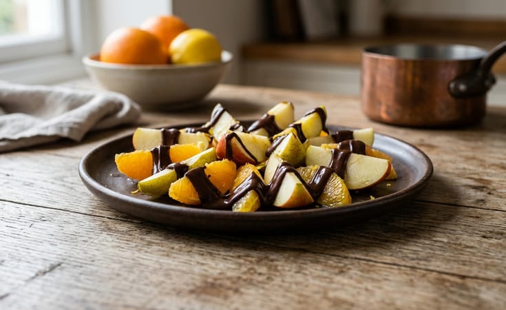 Orchard Fruit with Dark Chocolate