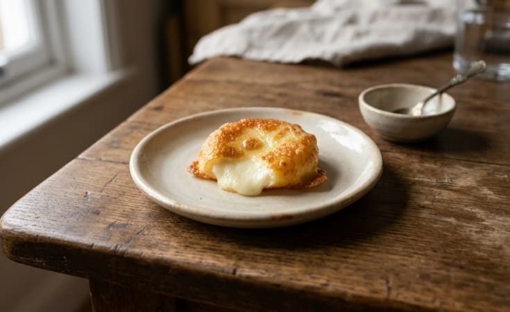 Mini Babybel Original, Served as a Warm Crispy Cheese Bite