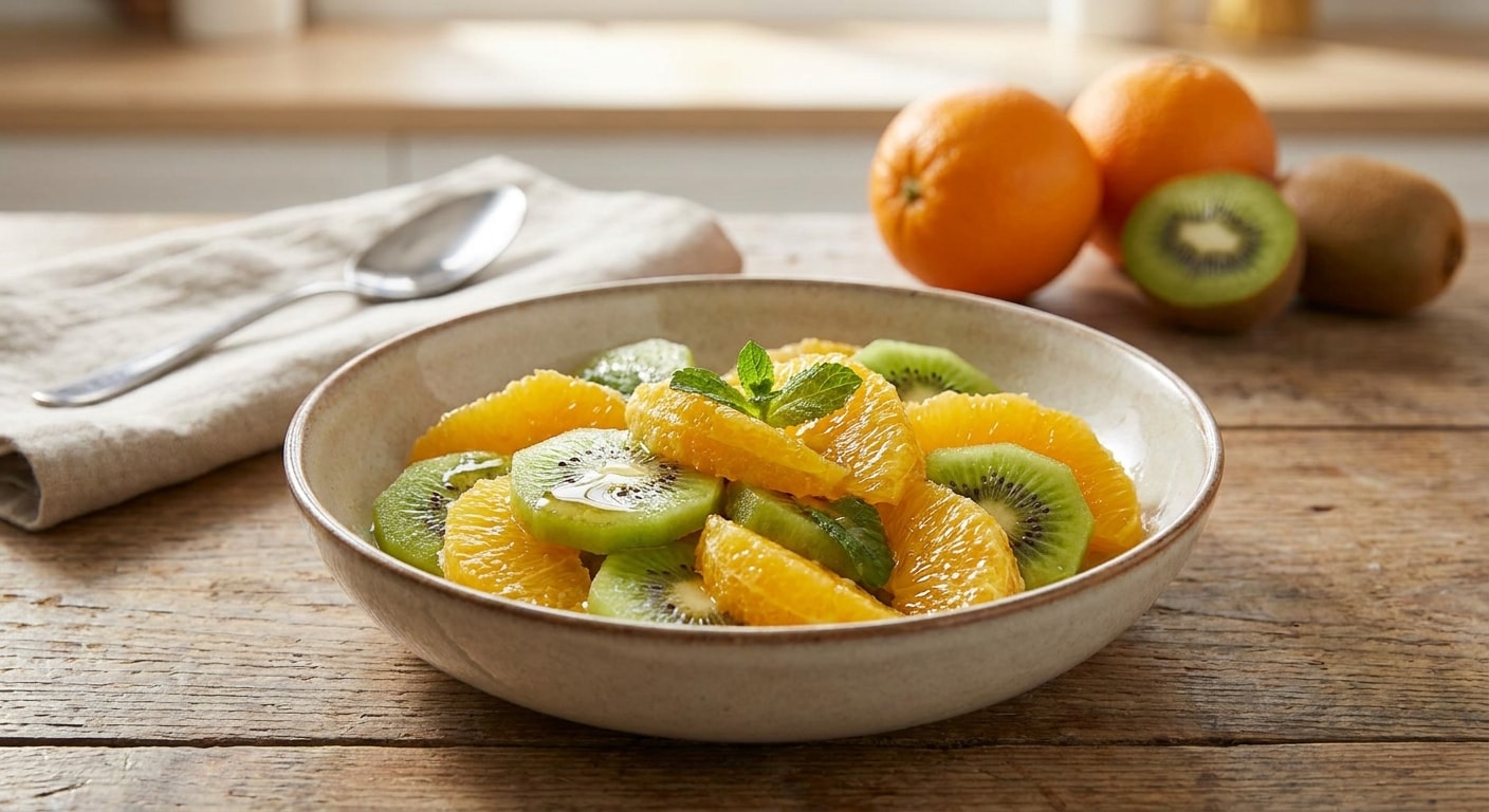 Fresh Orange and Kiwifruit Salad
