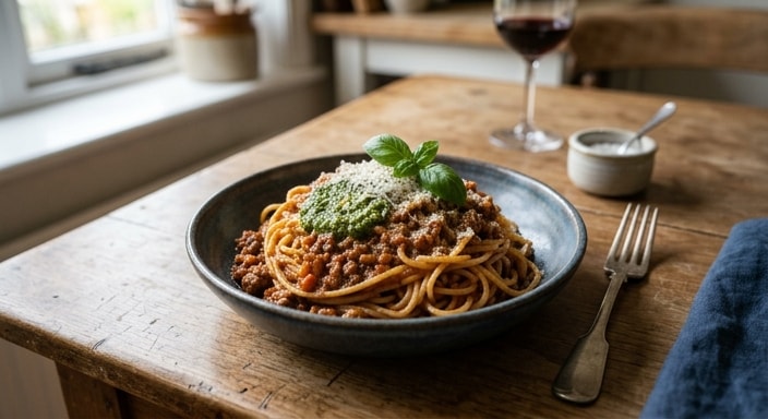 Bevrore Spaghetti Bolognese-maaltyd