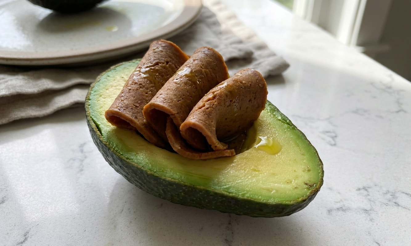 Avocado with Deli-Style Plant-Based Slices