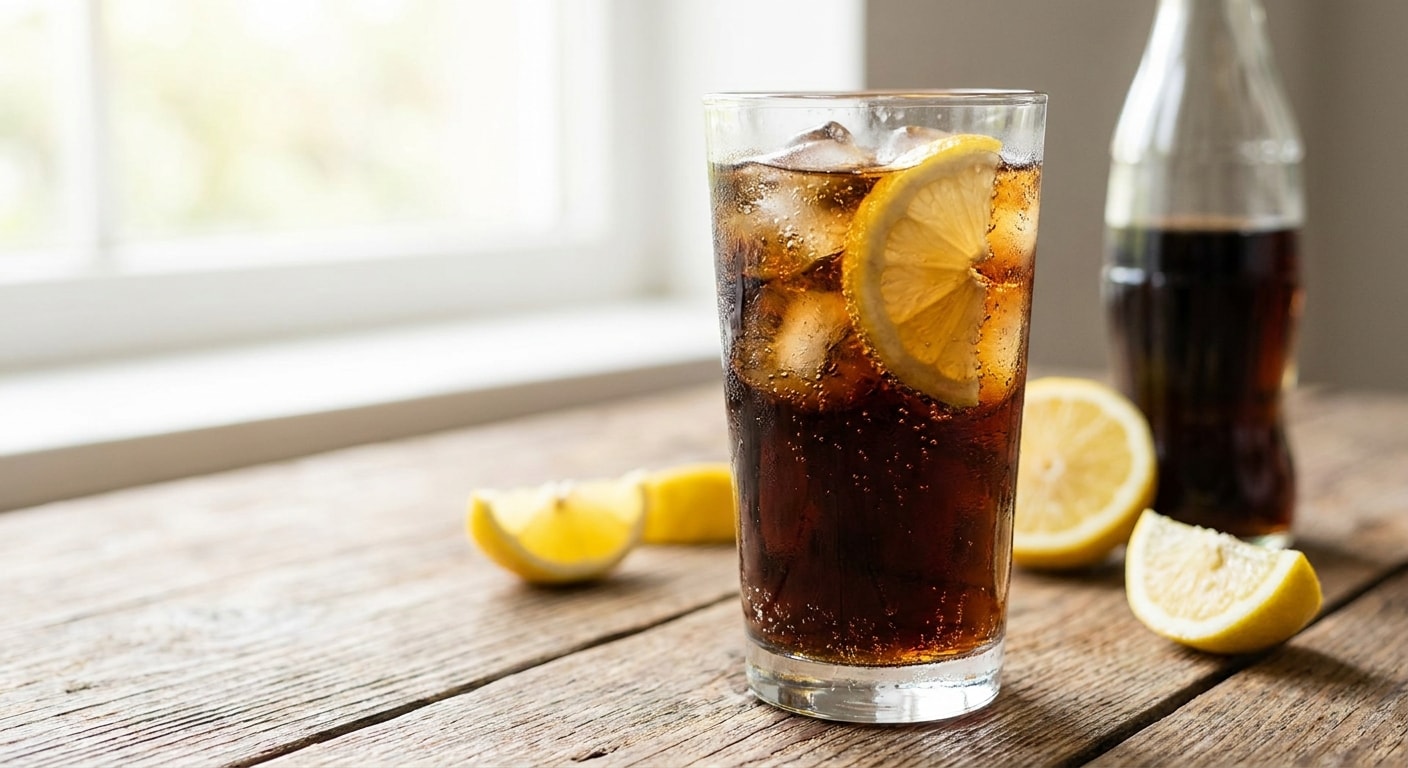 Cola with Lemon and Ice