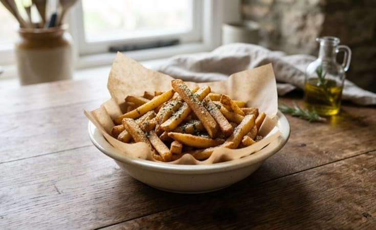 Pommes Frites au Sel et aux Herbes