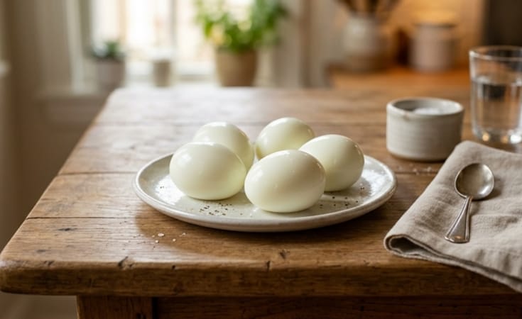 Perfectly Peeled Hard-Boiled Eggs