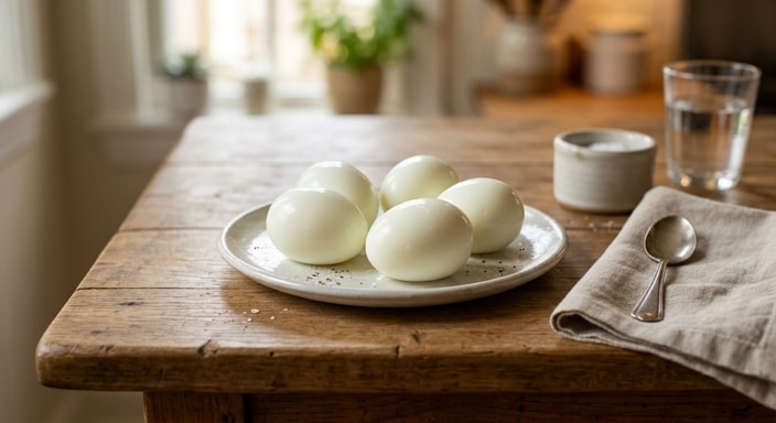 Perfectly Peeled Hard-Boiled Eggs