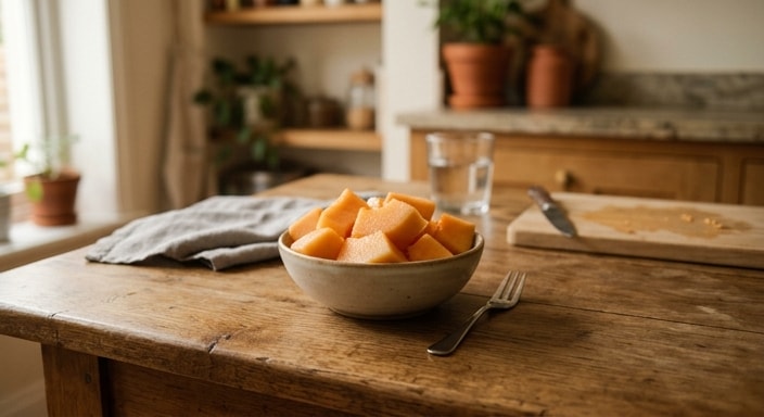 Cantaloupe, Cut and Chilled