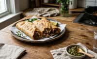 Crisp Beef and Rice Rolled Tacos