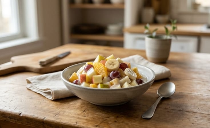 Orchard Fruit Salad with Plain Yogurt