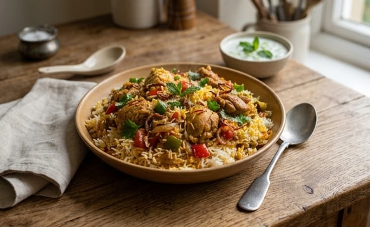 Chicken Biryani with Basmati Rice