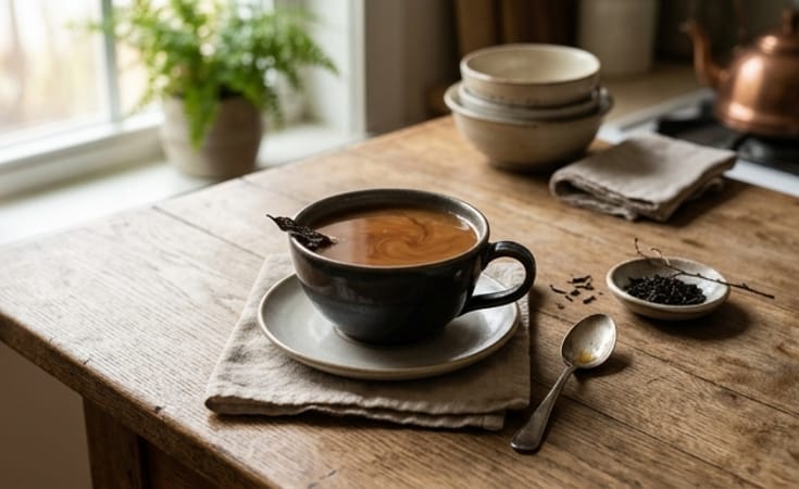 Silken Black Tea with Vegan Creamer