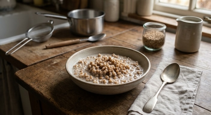 Buckwheat Porridge with Oat Milk