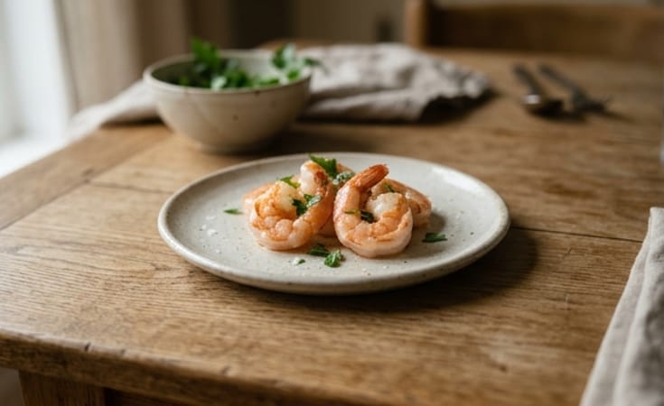 Shrimp, Simply Cooked