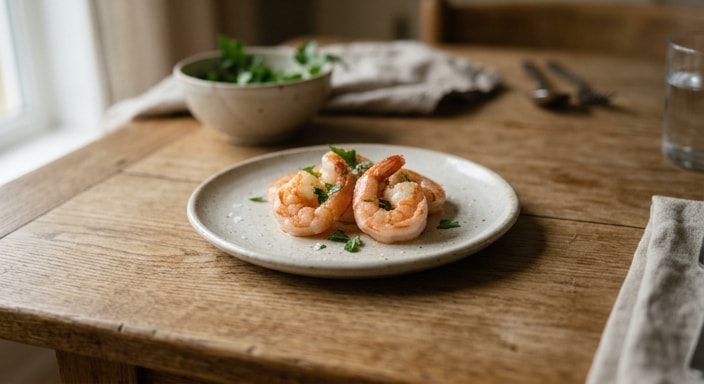 Shrimp, Simply Cooked