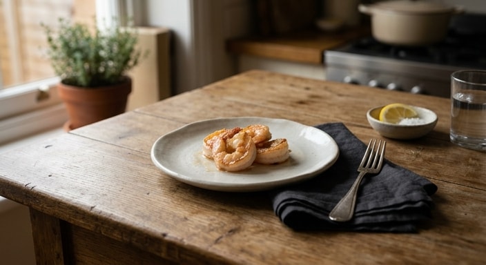 Shrimp, Simply Cooked