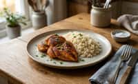 Paprika Chicken with Fragrant Basmati Rice