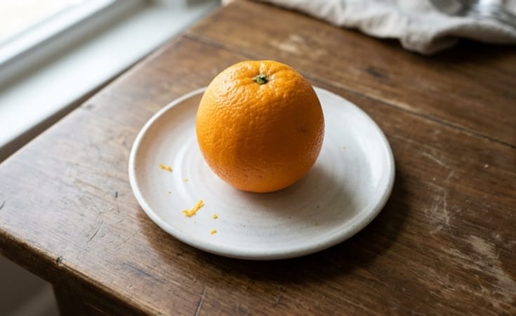 Orange, Served Whole