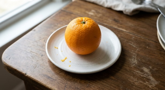 Orange, Served Whole