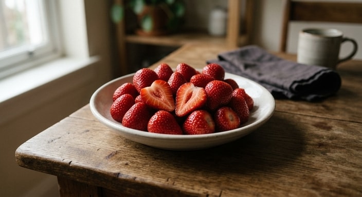 Strawberries, Served at Their Peak