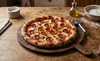Neapolitan-Style Pepperoni Pizza