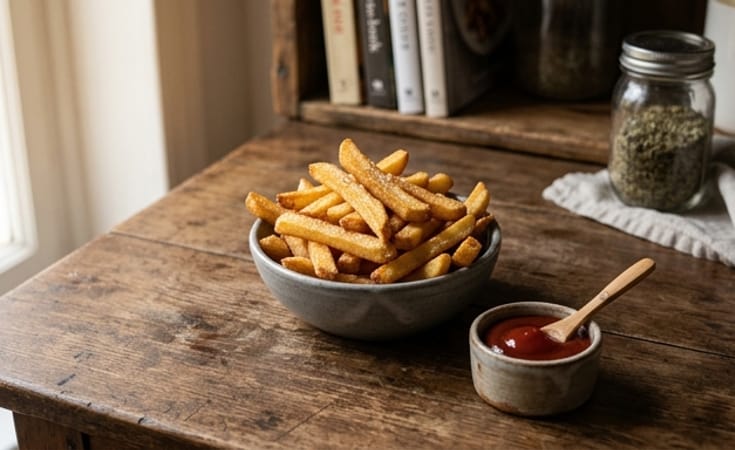 Pommes Frites with Ketchup