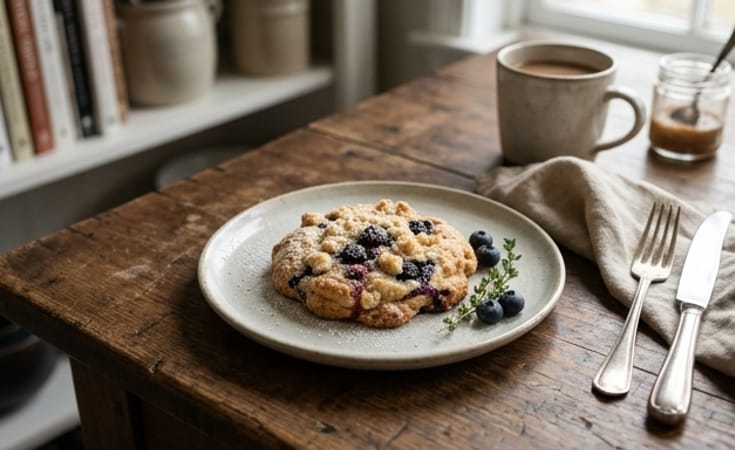 Blueberry Crumb Butter Cookie