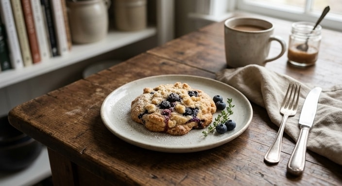 Blueberry Crumb Butter Cookie