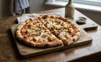 Cauliflower and Bacon Pizza
