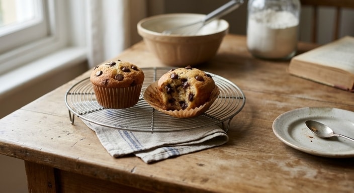 Sjokoladeskyfie-muffin