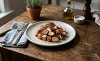 Paprika-Grilled Chicken Breast, Diced and Finished with Olive Oil