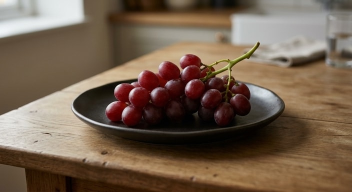 Crimson Grape Cluster, Chilled and Intact