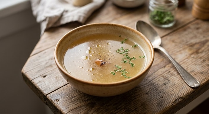 Crystal Broth with Aromatic Seasoning