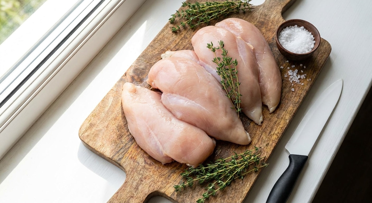 Raw Chicken Breast Fillets