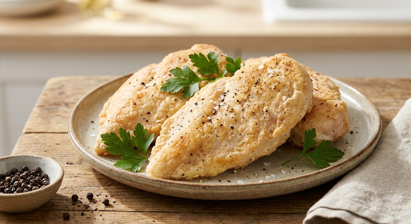 Flour-Dredged Chicken with Black Pepper and Salt