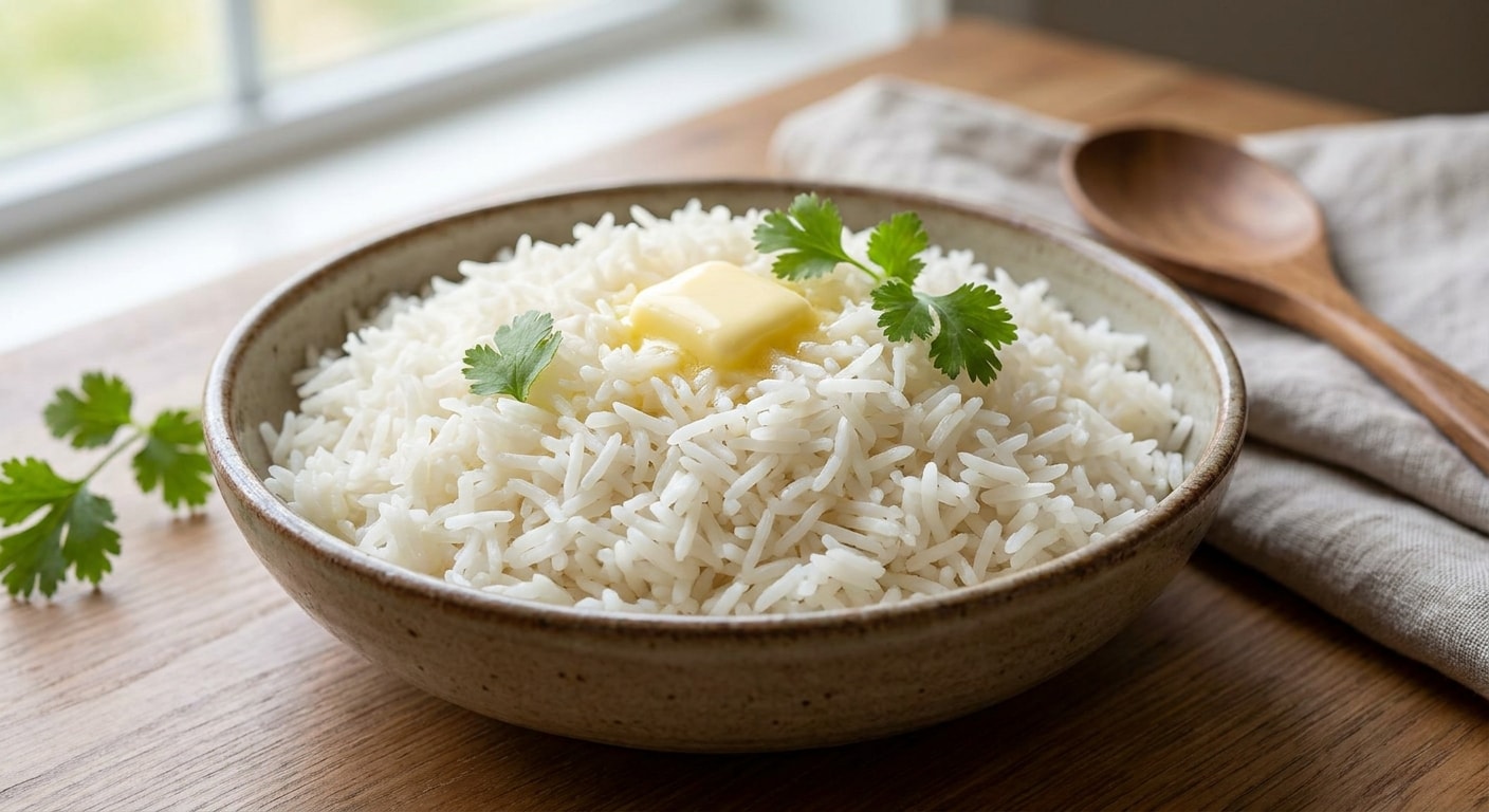 Steamed White Basmati Rice