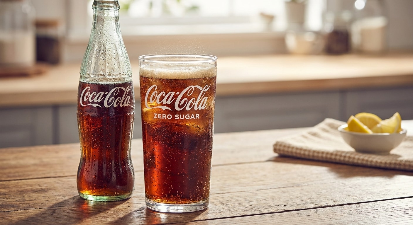 Coca-Cola Zero Sugar, Chilled and Served Straight