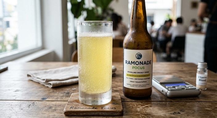 Ramonade Focus Sparkling Energy Drink