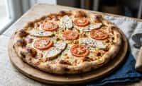 Chicken and Tomato Pizza with Mozzarella