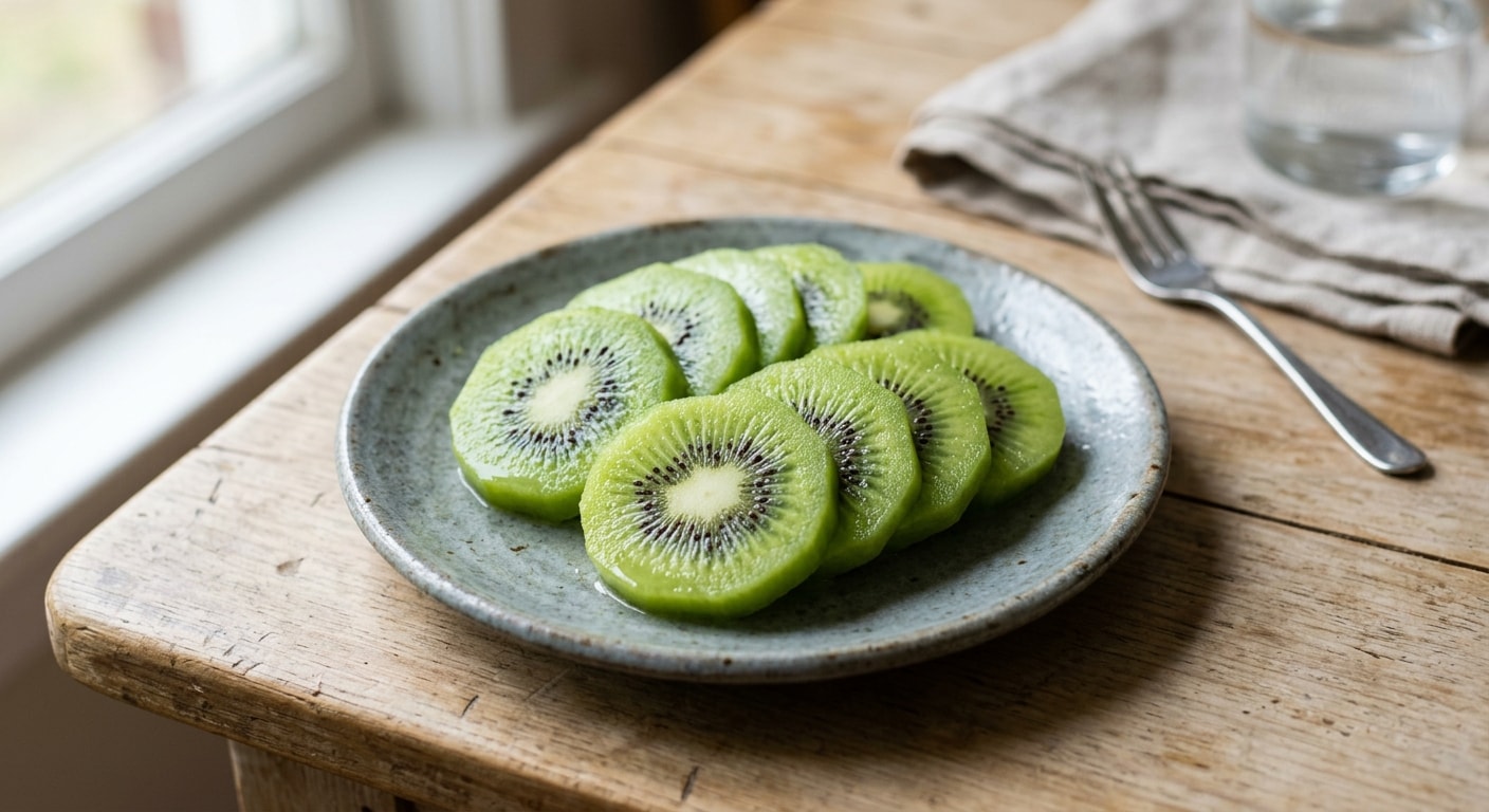 **Kiwi, Served Whole and Chilled**