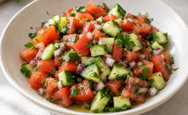 Tomato and Cucumber Salad