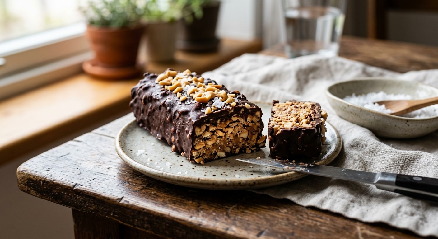 Salty Peanut Crisp Protein Bars