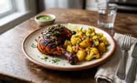 Tandoori Chicken with Aloo Gobi